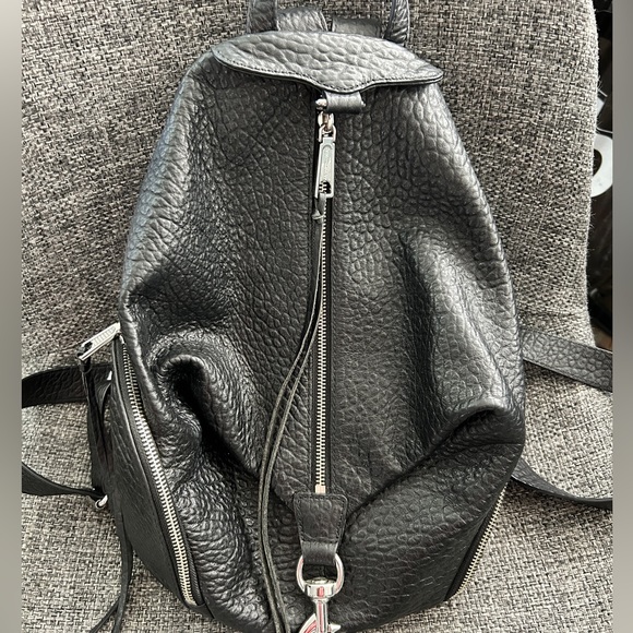 Rebecca Minkoff pebbled leather Julian backpack purse LAST PRICE - Picture 6 of 10